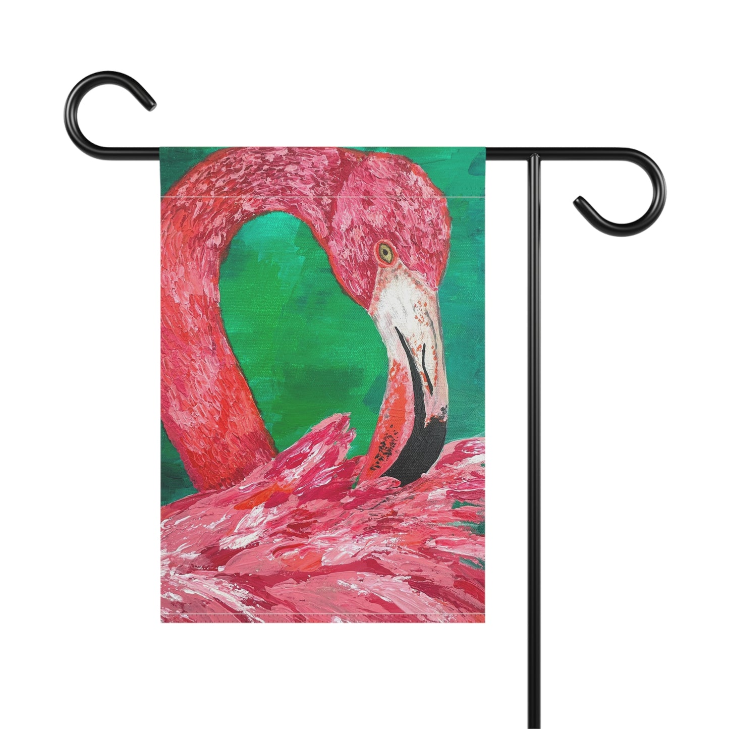Flamingo Garden Flag
