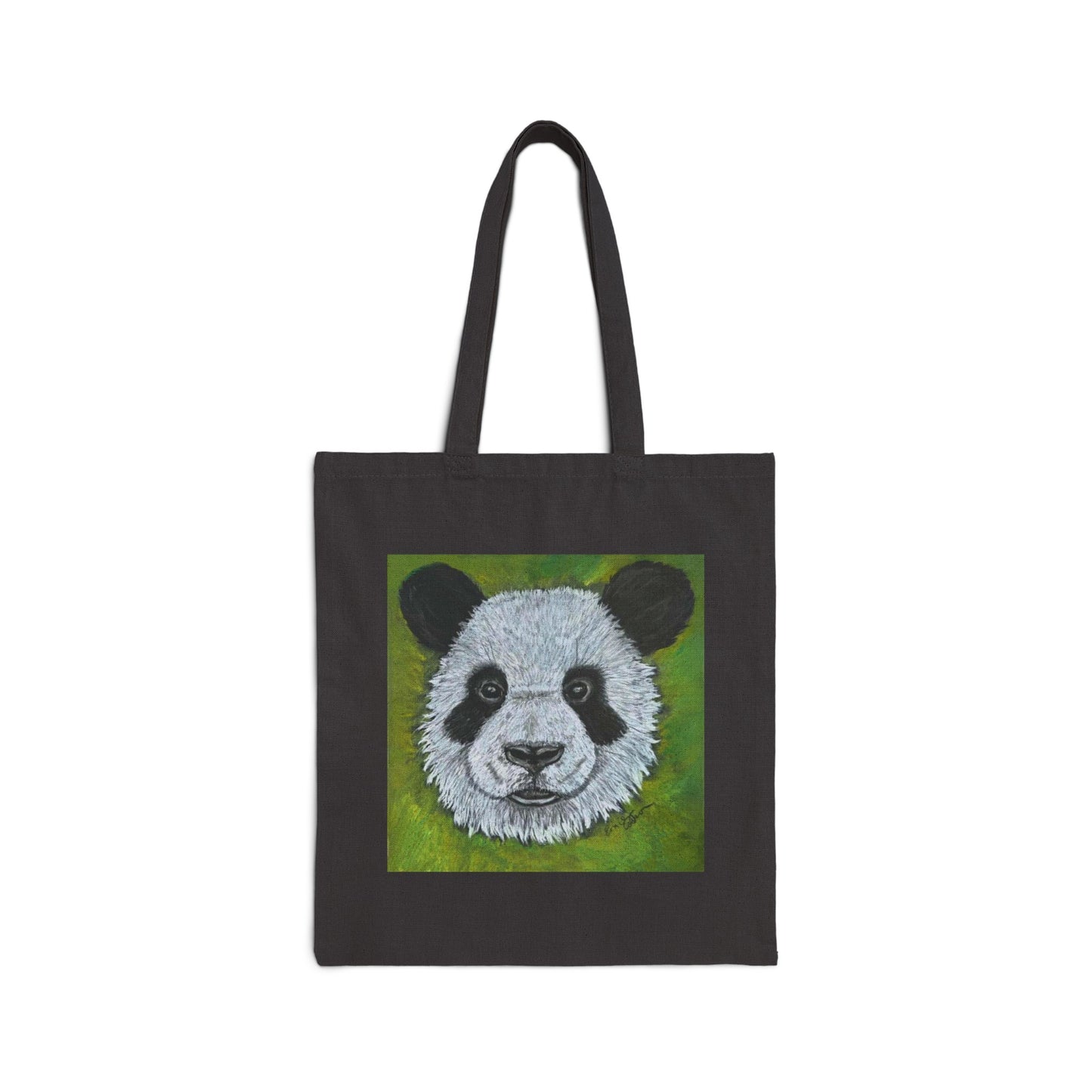 Lucky the Panda Canvas Tote Bag