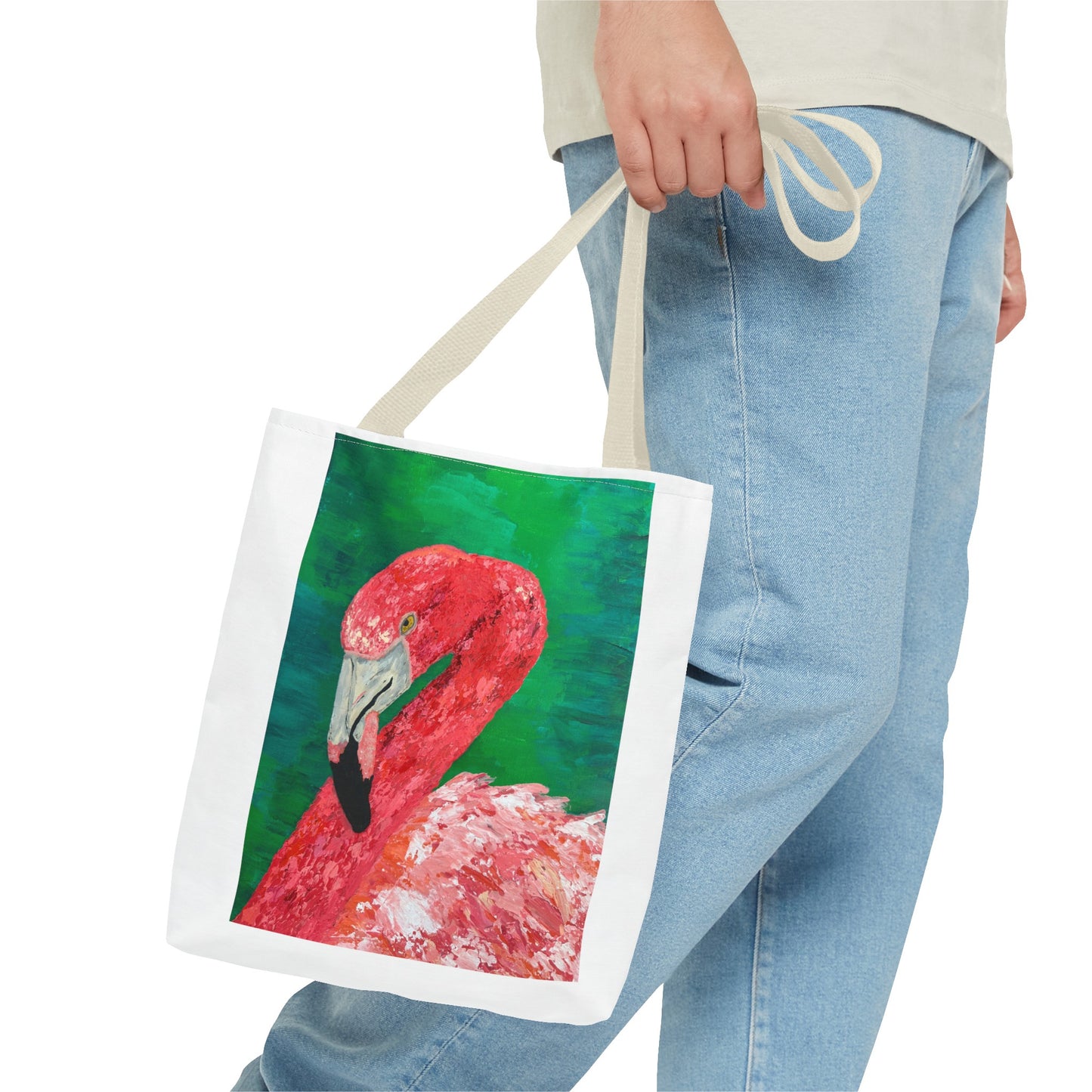 Fruiti the Flamingo Tote Bag