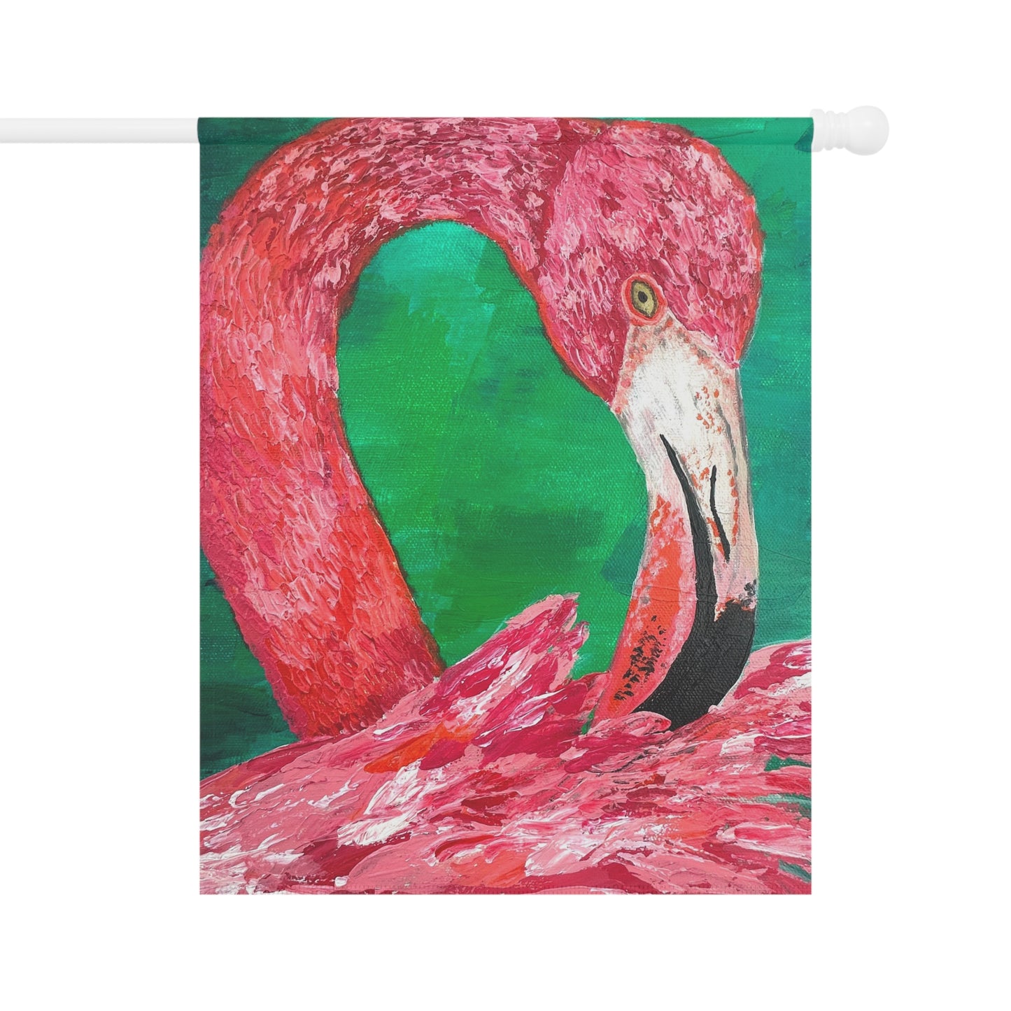 Flamingo Garden Flag, Pink Ladies Collection, Tutti