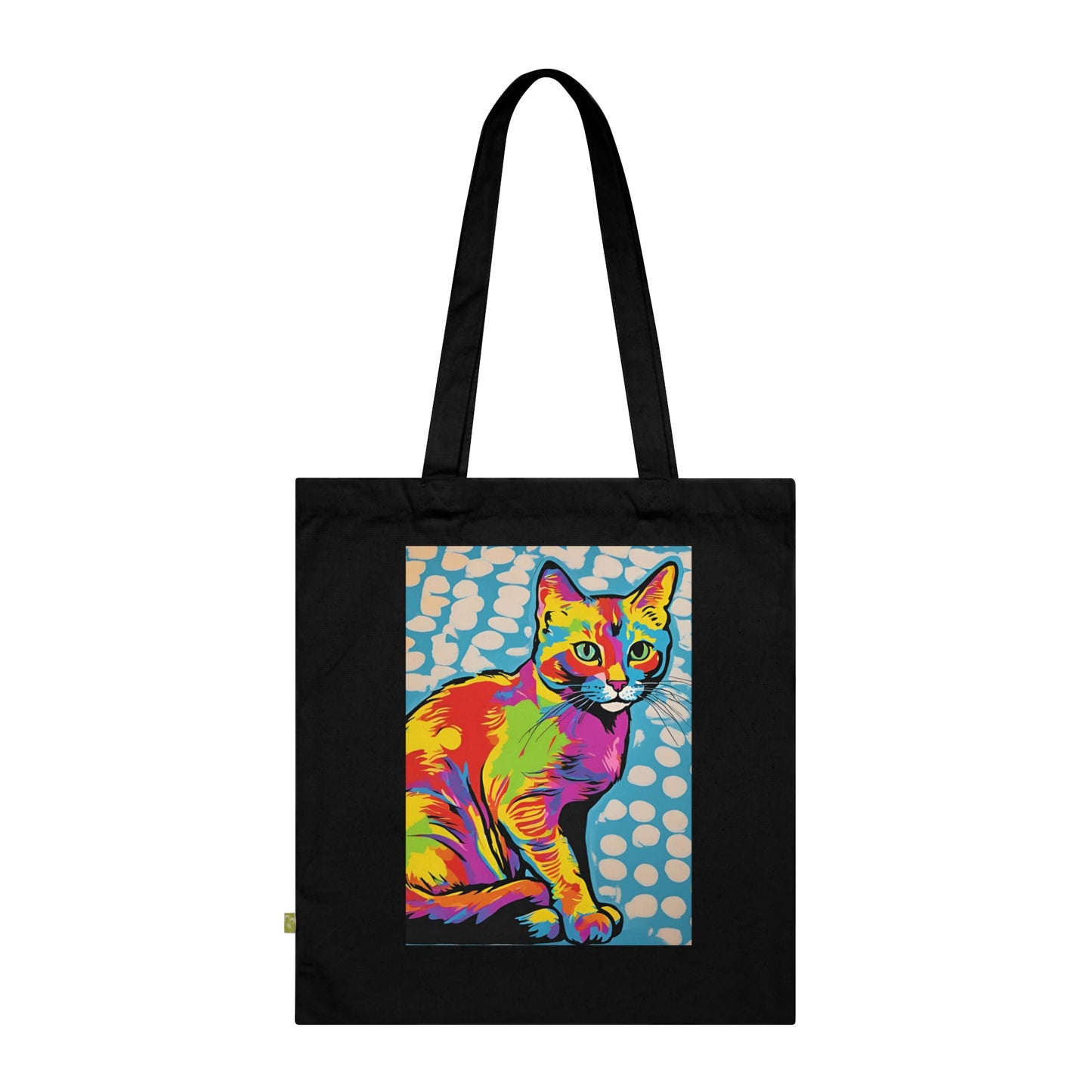 Artsy Cat Organic Tote Bag