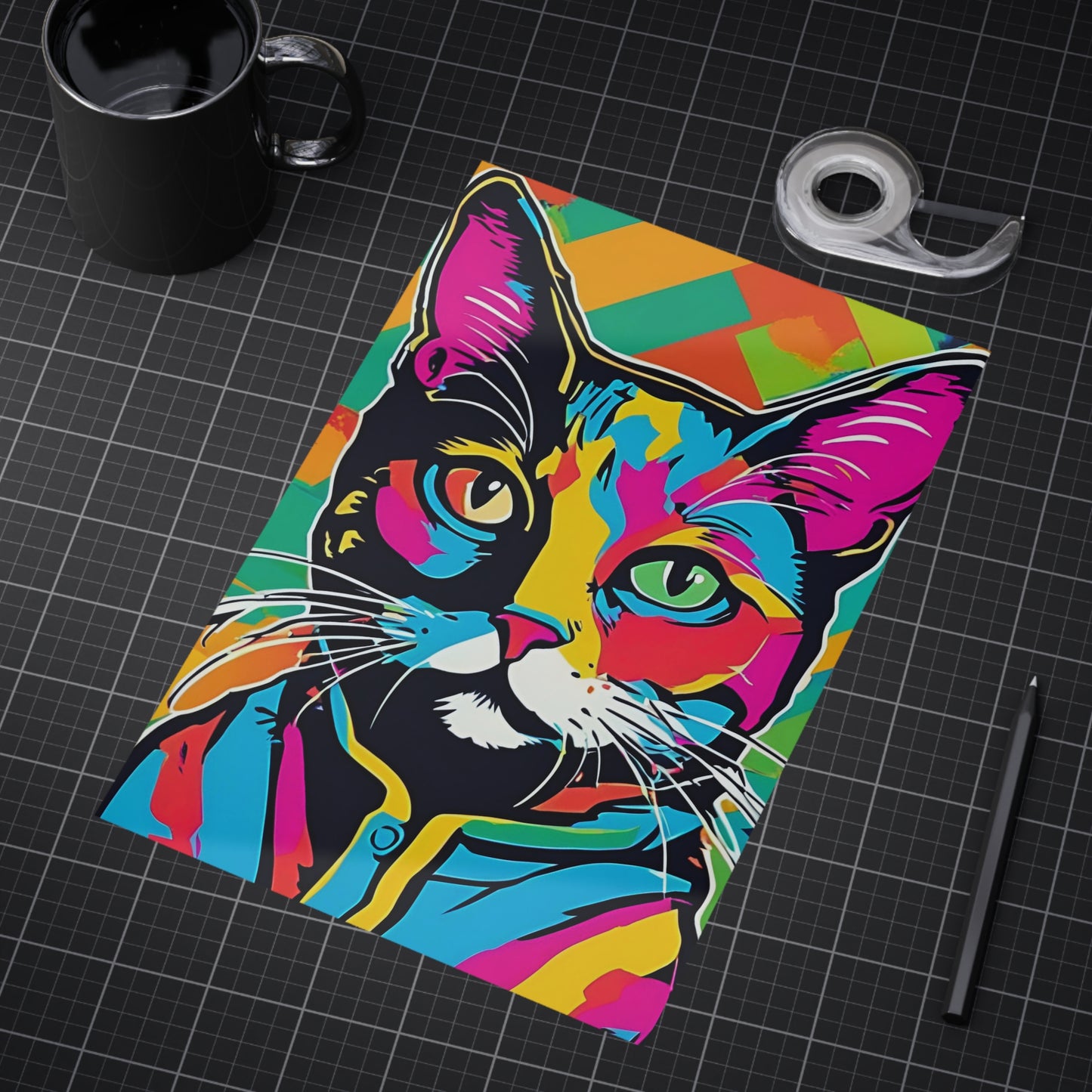 Cat School Portrait Prints