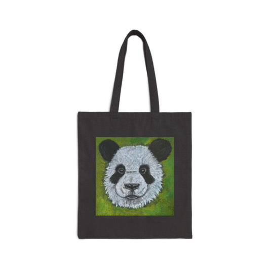 Lucky the Panda Canvas Tote Bag