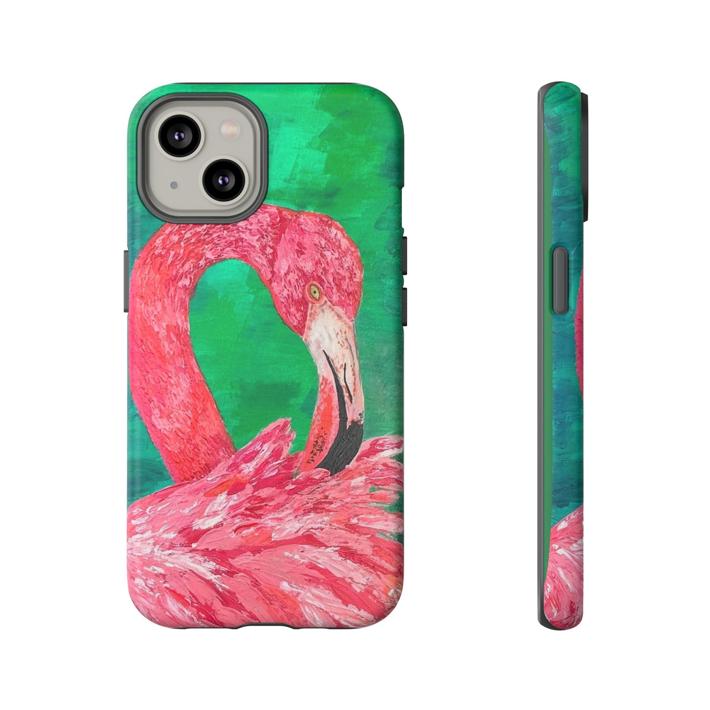 Flamingo Tough Phone Case, Tutti