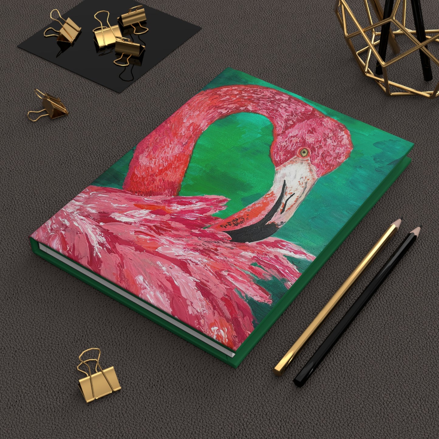 Flamingo Hardcover Journal Matte, Tutti