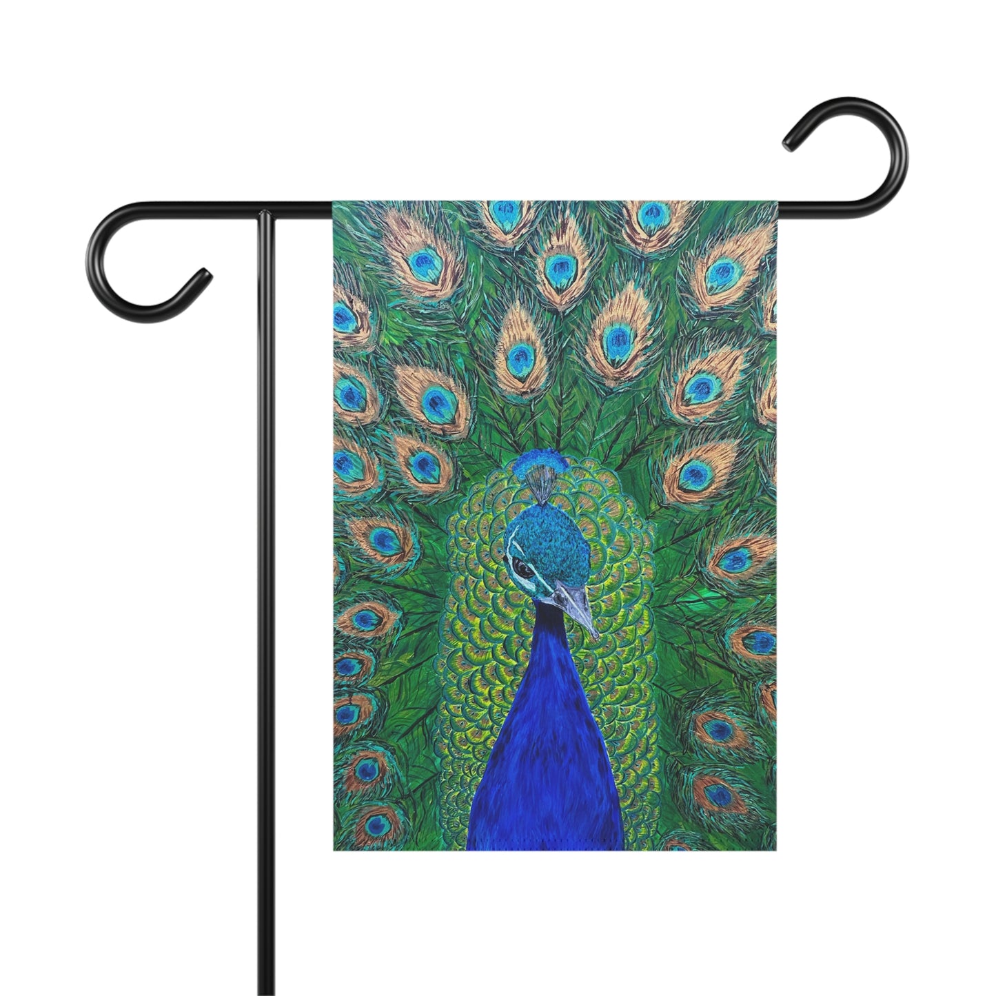 Stunning Royal the Peacock Garden Flag