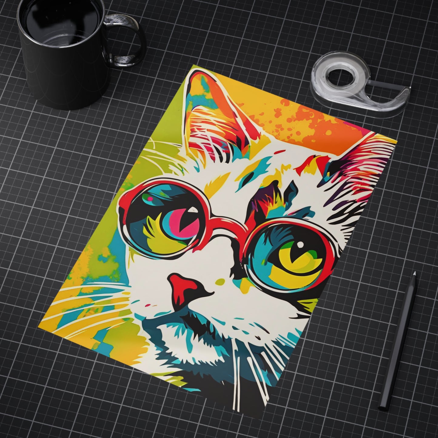 Studious Cat Prints