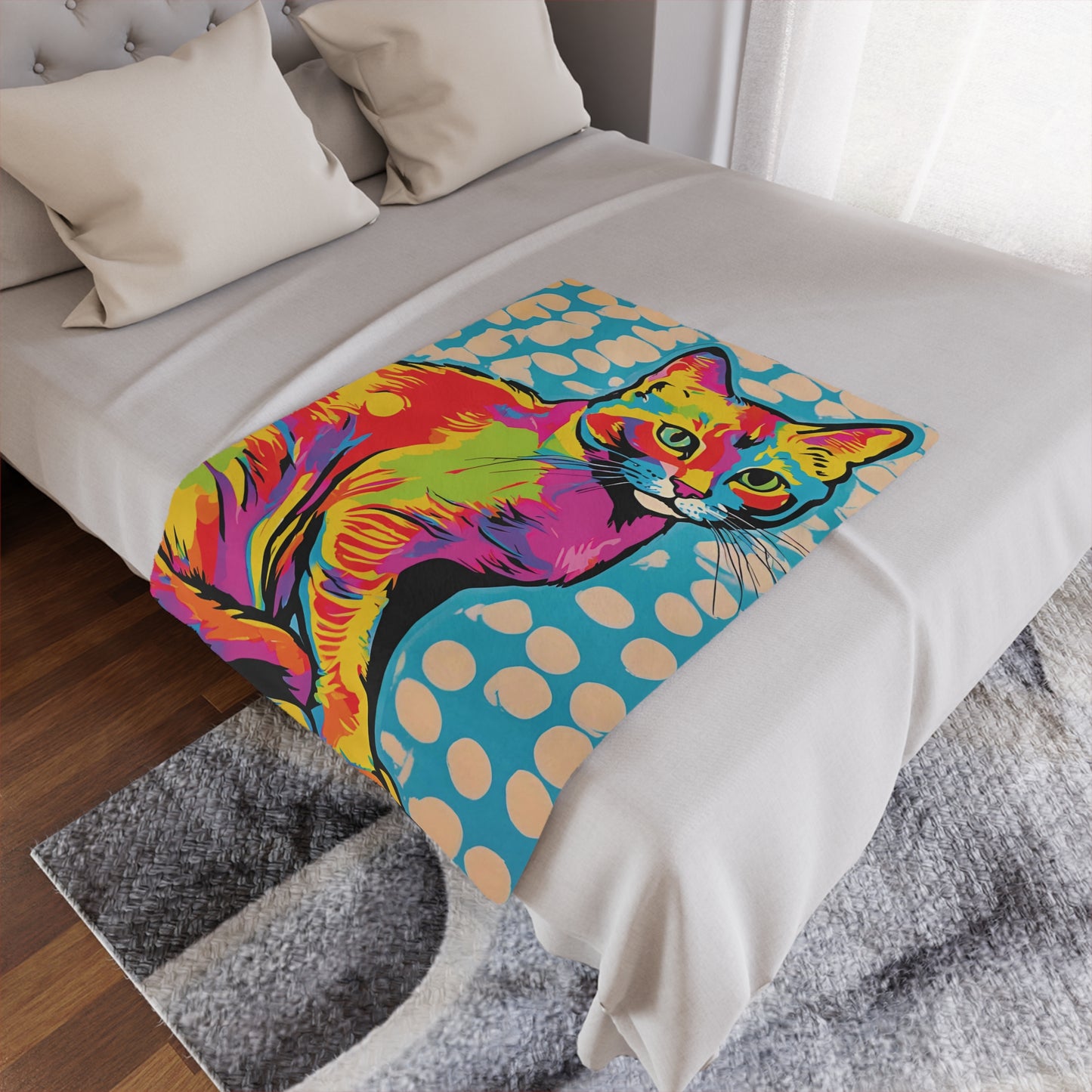 Van Meow Soft Microfiber Blanket