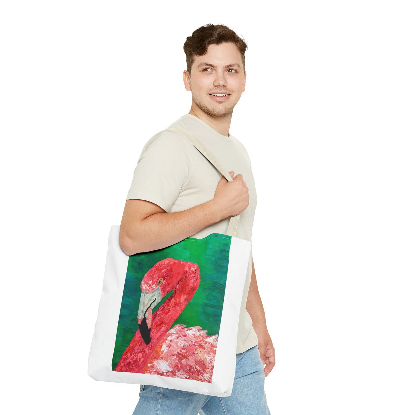 Fruiti the Flamingo Tote Bag