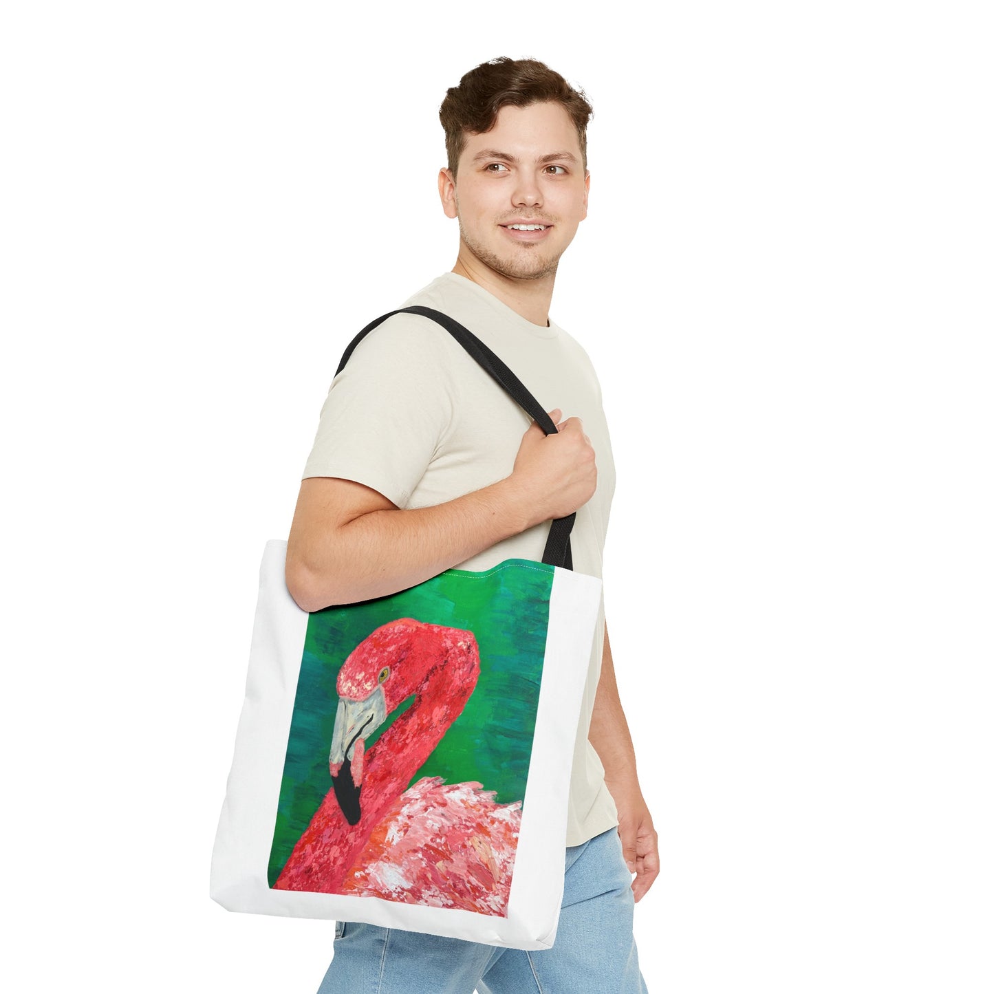 Fruiti the Flamingo Tote Bag