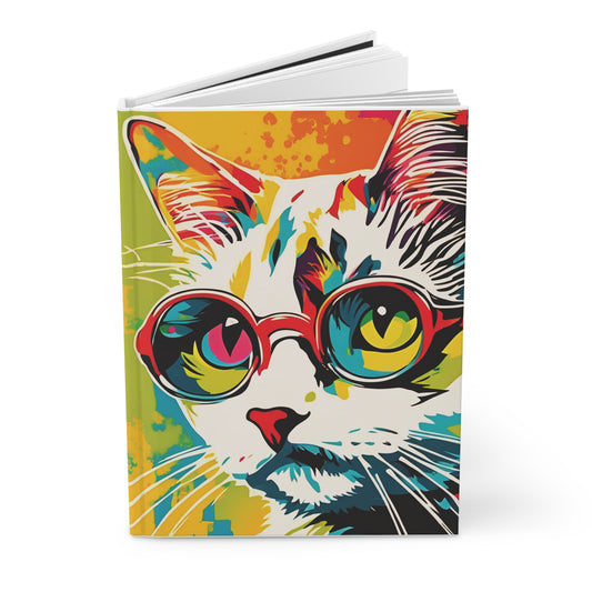 Studious Cat Hard Journal