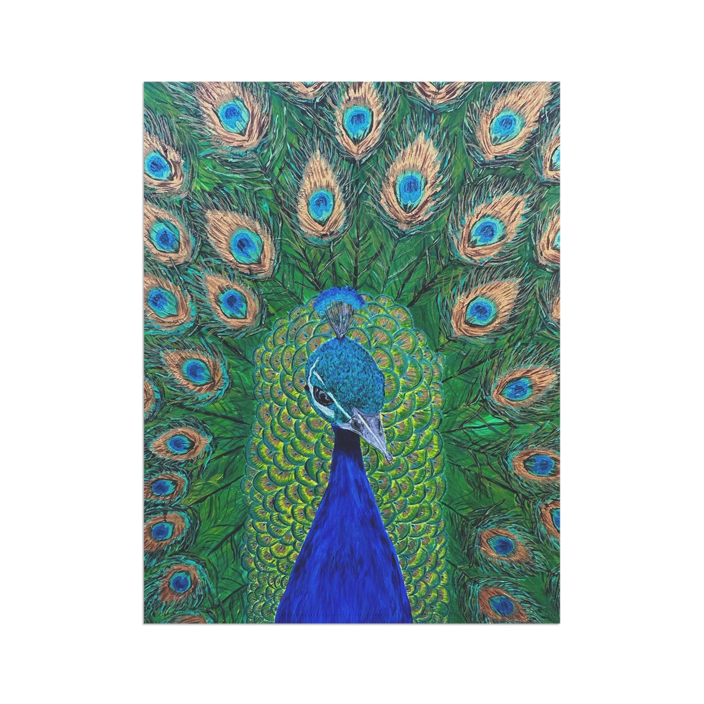 Stunning Royal the Peacock Garden Flag