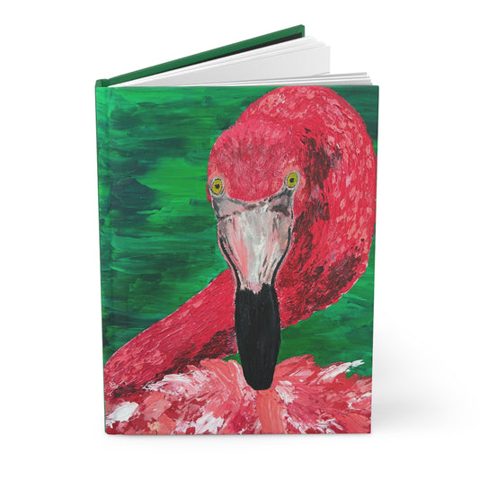 Flamingo Hardcover Journal Matte- "Booti"