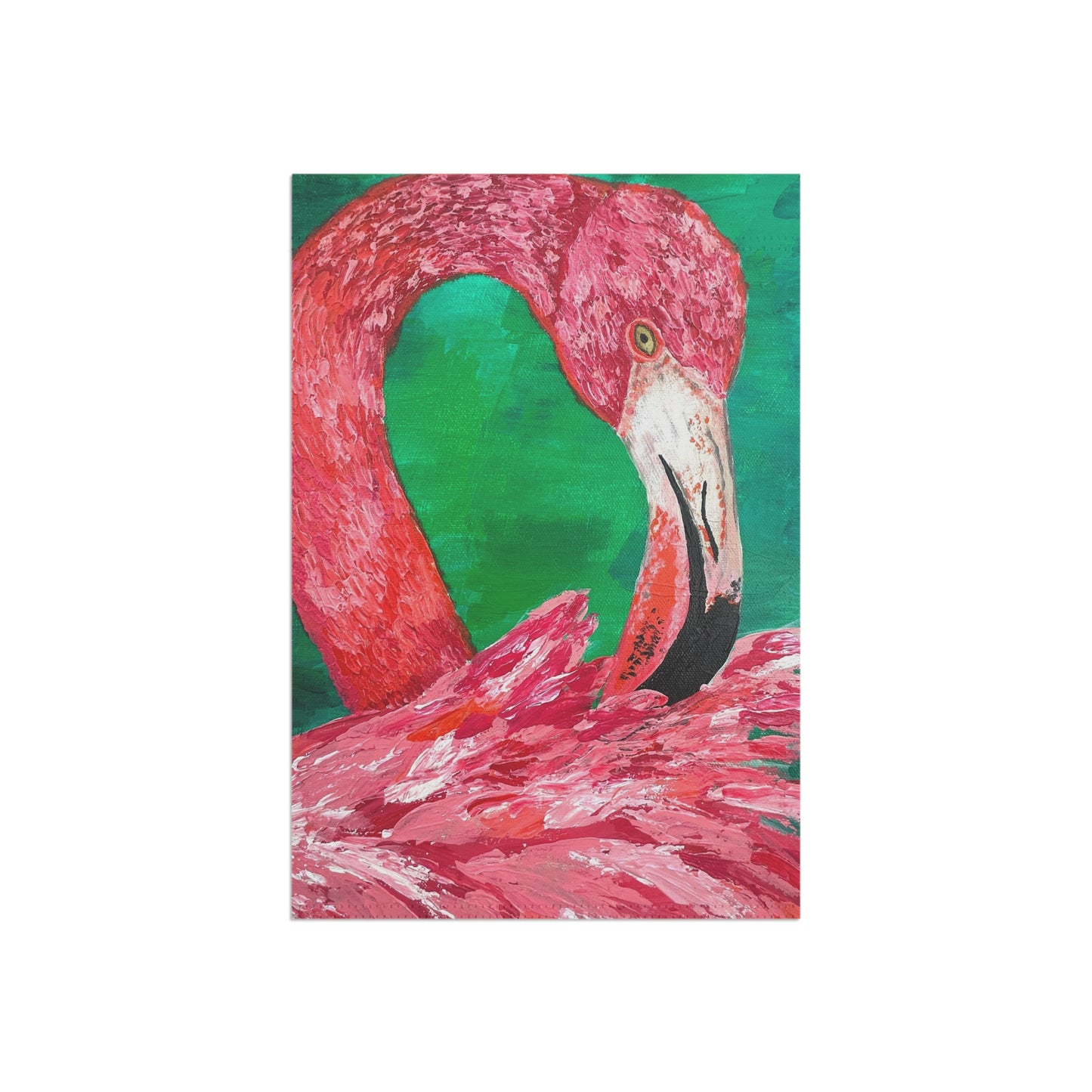 Flamingo Garden Flag