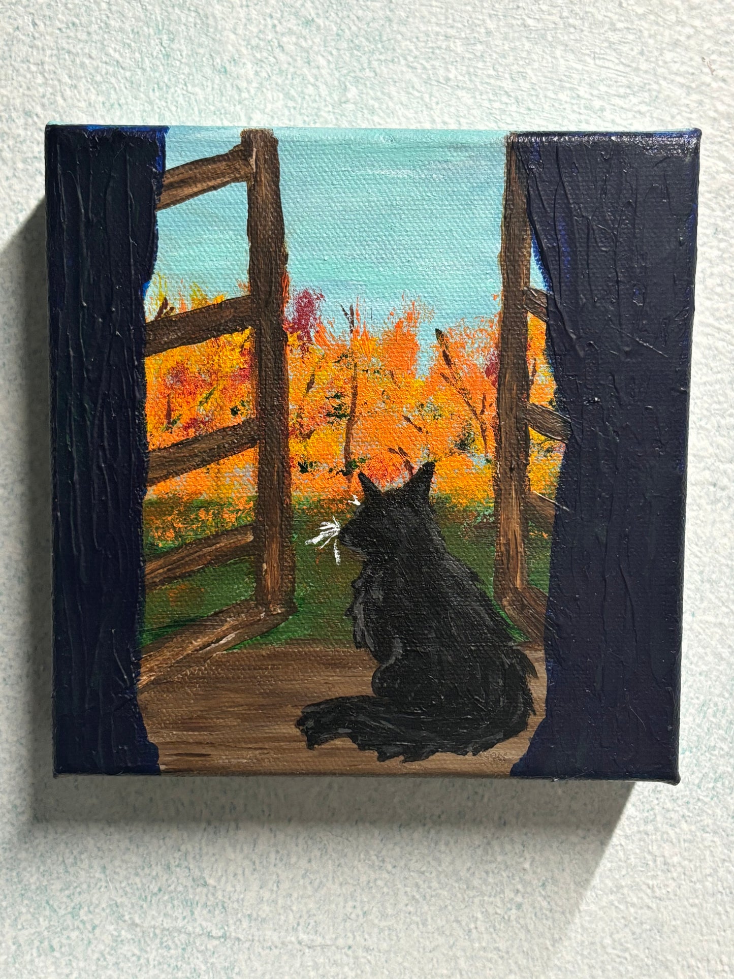 A Cat Thing in Acrylic