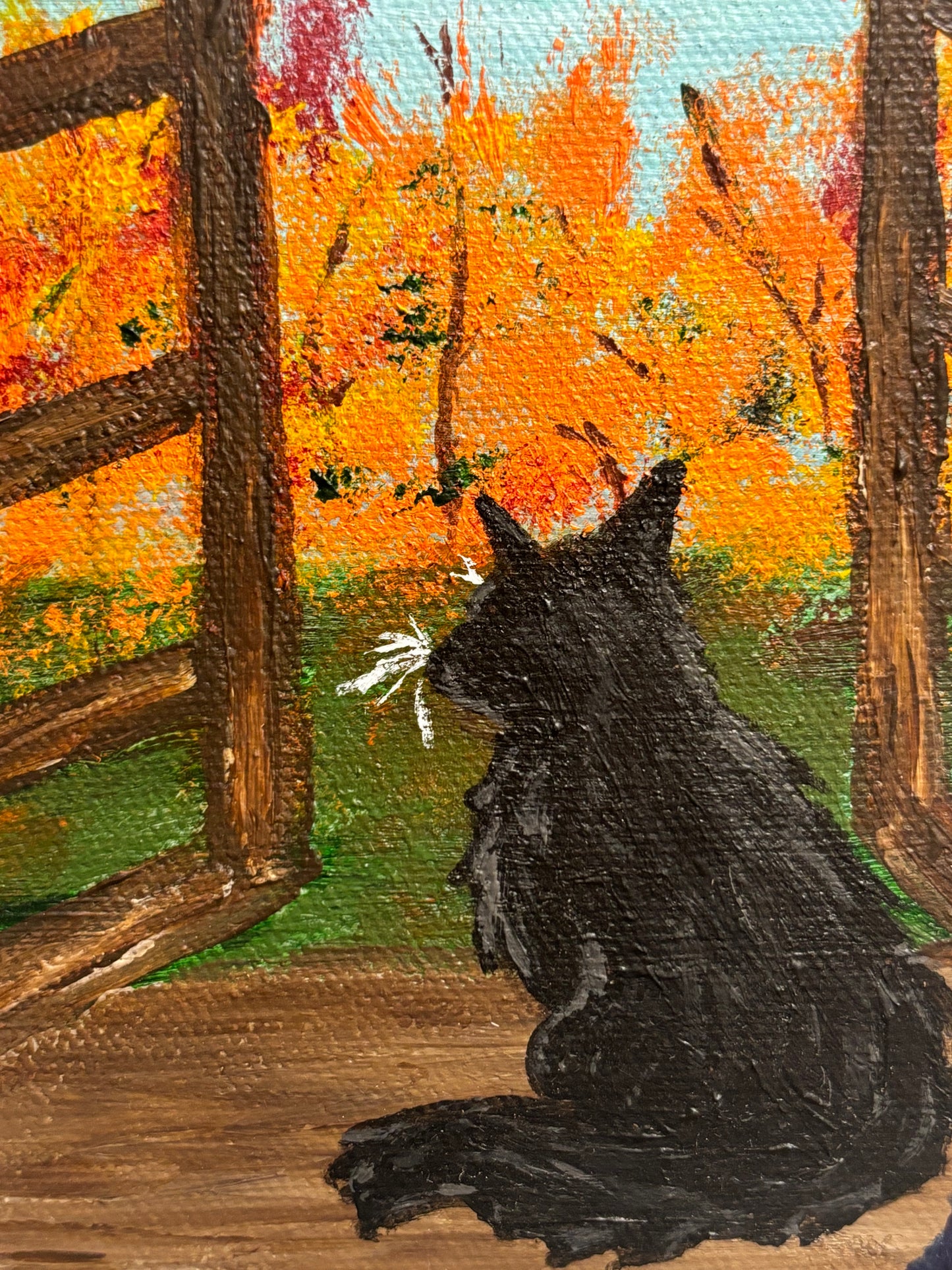 A Cat Thing in Acrylic