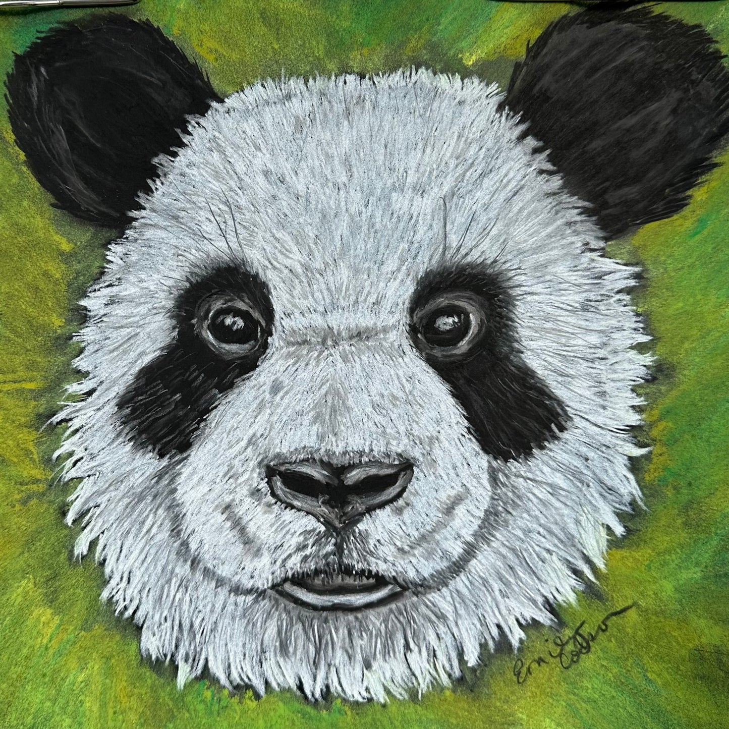 Soft Pastel punk panda